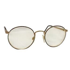 Mirari for Luxottica 5520 4066 Gold Ornate Round Eyeglasses Frames Made in Italy